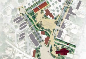 Lire la suite à propos de l’article Aménagement d’une place de marché – Le Barp (33)